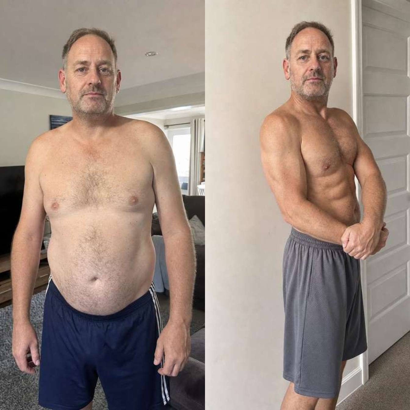 Barry before and after
