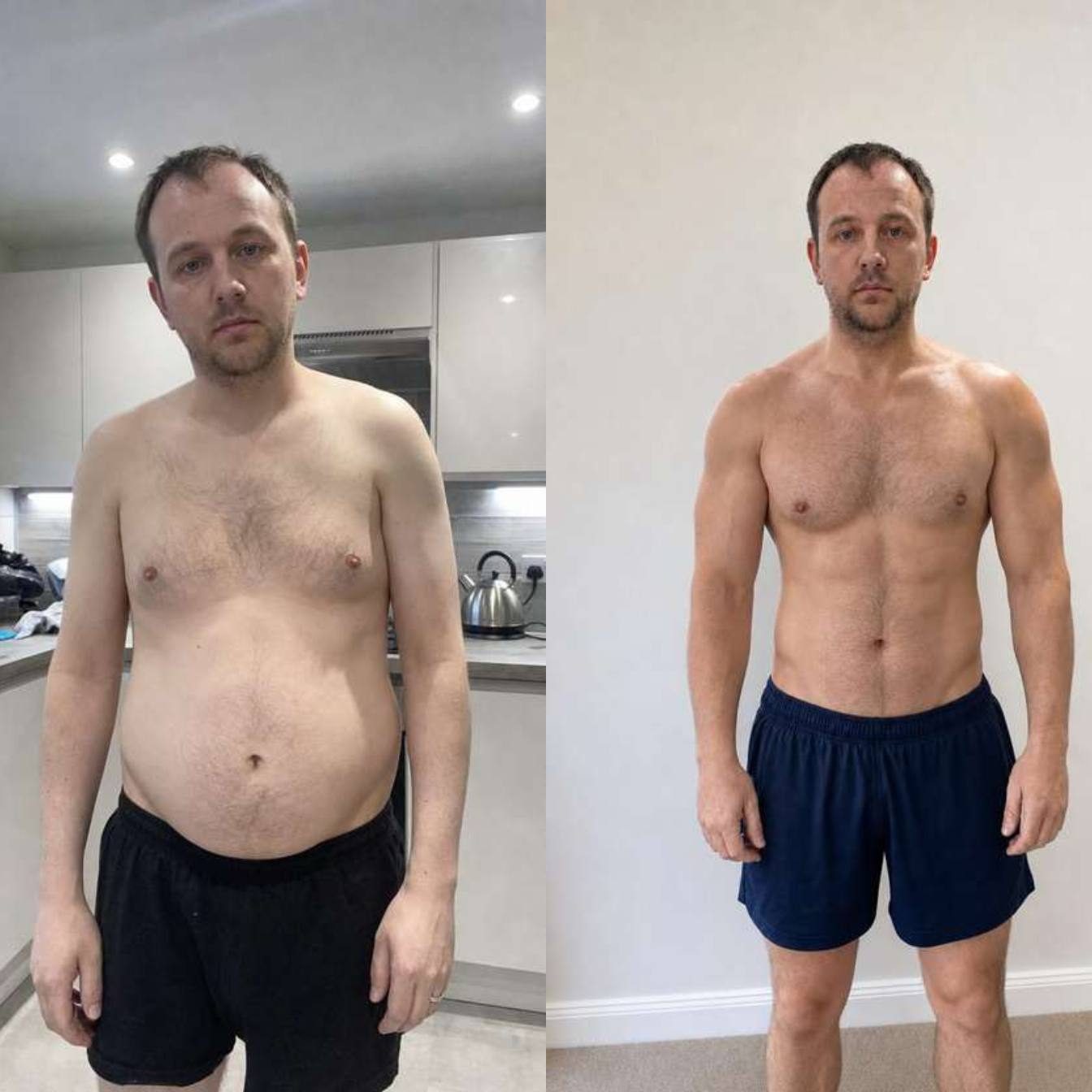 Danny before and after