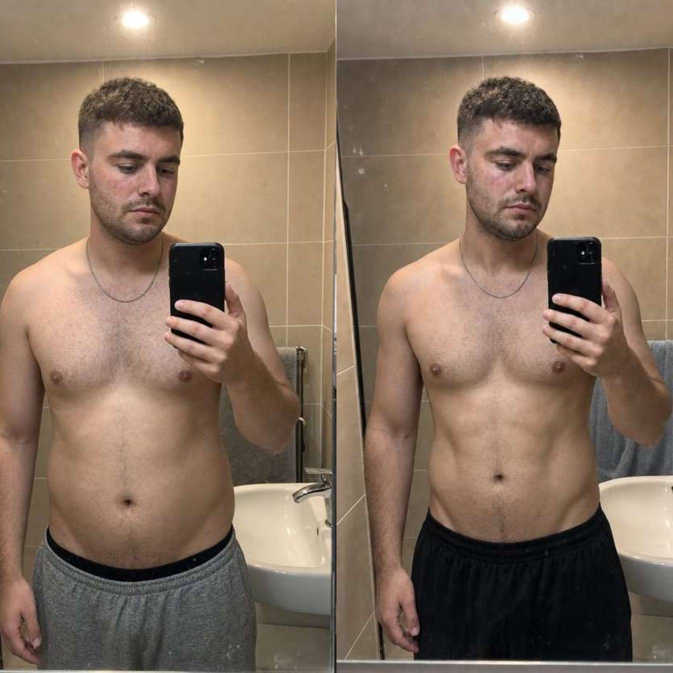 Jake before and after