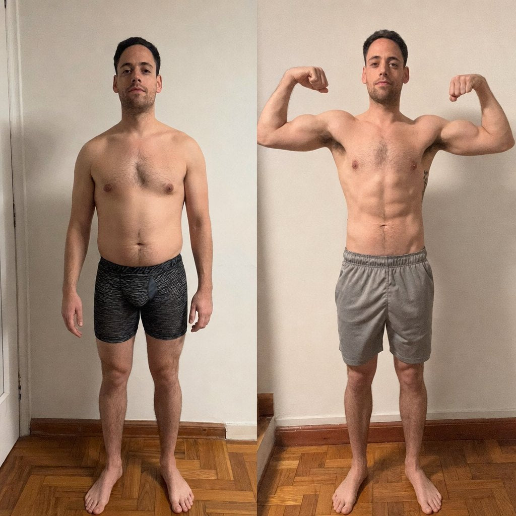 Marco before and after