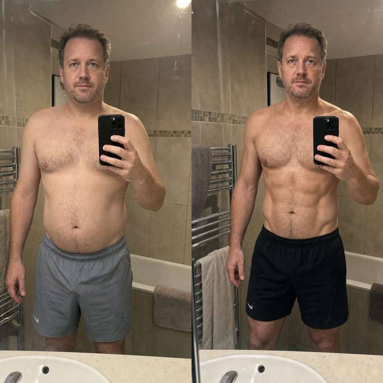 Neil before and after