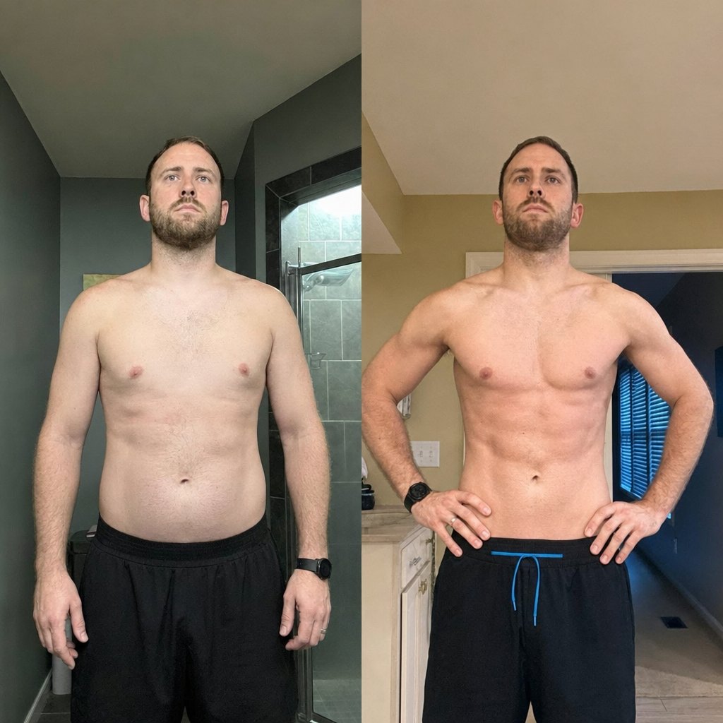Ross before and after