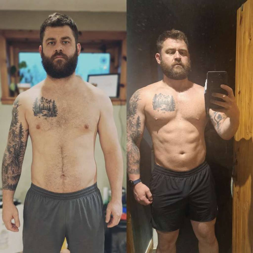 ZACH, 34 before and after